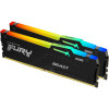 Kingston Fury Beast | 32 Kit (16GBx2) GB | DDR5 | 6000 MHz | PC/server | Reģistrēta Nē | ECC Nē