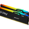 Kingston Fury Beast | 32 Kit (16GBx2) GB | DDR5 | 6000 MHz | PC/server | Reģistrēta Nē | ECC Nē
