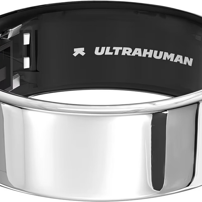 Ultrahuman | Ring Air | Space Silver | Izmērs 9 | Viedais gredzens