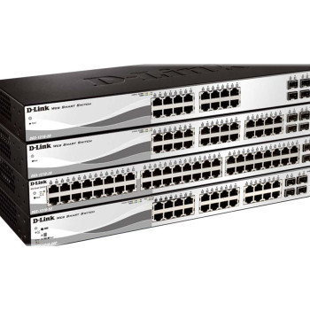 D-LINK DGS-1210-20, Gigabit Smart slēdzis ar 16 10/100/1000Base-T portiem un 4 Gigabit MiniGBIC (SFP) portiem, 802.3x Flow Control, 802.3ad Link Aggregation, 802.1Q VLAN, 802.1p Priority Queues, Port mirroring, Jumbo Frame atbalsts, 802.1D STP, ACL, LLDP, Cable Diagnostics, Auto Surveillance VLAN, Auto Voice VLAN, | D-Link | Managed L2 | Desktop | 24 month(s)