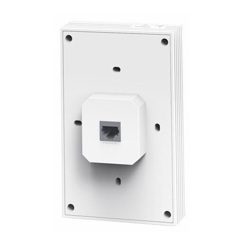 TP-LINK | AX3000 sienas plāksnes WiFi 6 piekļuves punkts | EAP655-Wall | 802.11ax | 10/100/1000 Mbit/s | Ethernet LAN (RJ-45) porti 4 | MU-MIMO Nē | PoE out