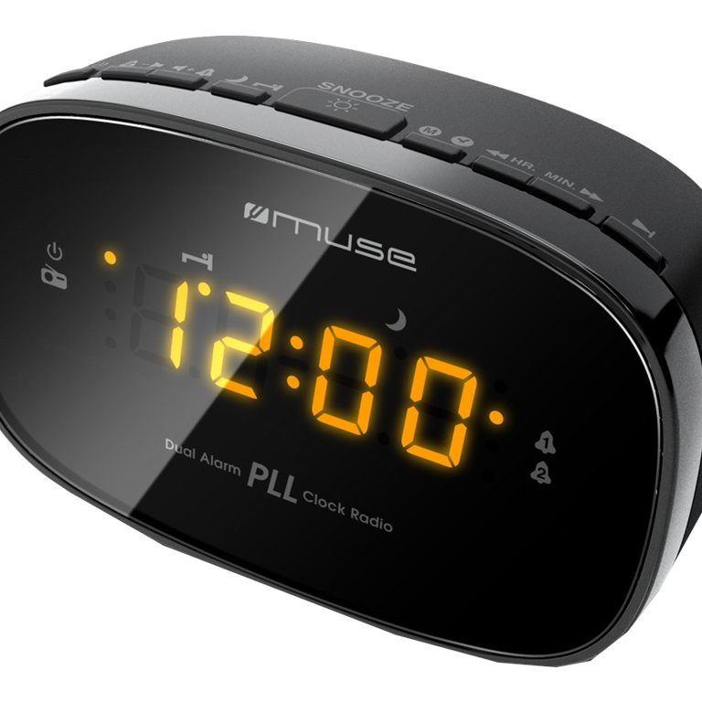 Muse | Modinātāja radio PLL | M-150CR | Modinātāja funkcija | Melns
