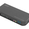 Digitus | KVM slēdzis, 2 porti, 4K60Hz, 2 x DP ieeja, 1 x DP/HDMI izeja | DS-12850