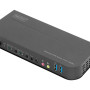 Digitus | KVM Switch, 2-Port, 4K60Hz, 2 x DP in, 1 x DP/HDMI out | DS-12850