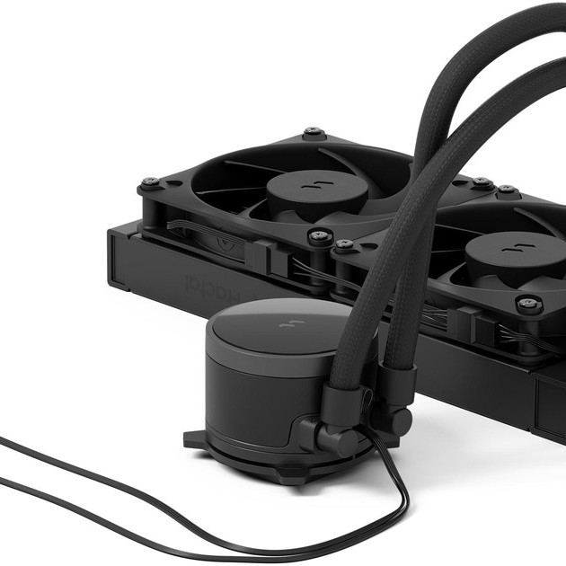 Fractal Design Water Cooling | Radius 240 | Melns | Intel, AMD