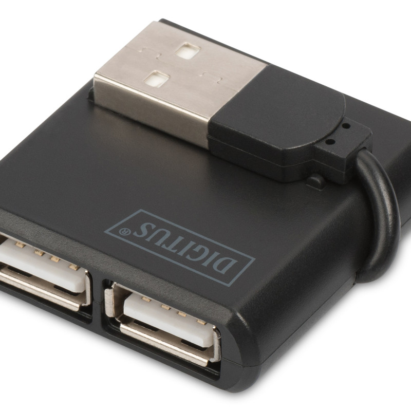 Digitus USB 2.0 koncentrators, 4 porti | DA-70217