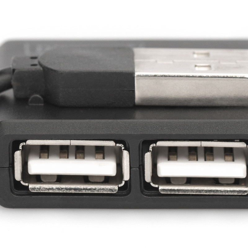 Digitus USB 2.0 koncentrators, 4 porti | DA-70217