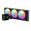 Gamemax CPU šķidruma dzesētājs | GLACIER 360 LCD BK | Melns