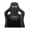 Next Level Racing | PU Leather and Suede | Reclining Seat | ERS4 Elite PU Leather & Suede Edition | Black
