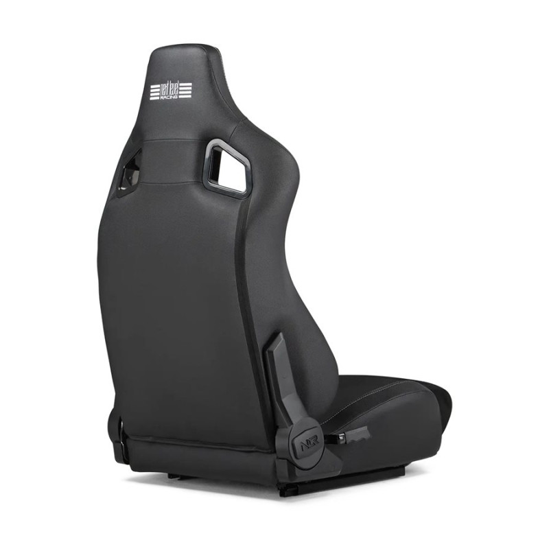 Next Level Racing | PU Leather and Suede | Reclining Seat | ERS4 Elite PU Leather & Suede Edition | Black