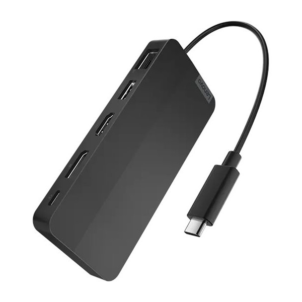 Lenovo | USB-C divu displeju ceļojumu dokstacija bez adaptera | 40B90000WW | Ethernet LAN (RJ-45) porti 1 | USB 3.0 (3.1 Gen 1) portu skaits 1 x USB-A 10 Gbps, 2 x USB-C 10 Gbps | HDMI portu skaits 1 | 65 W