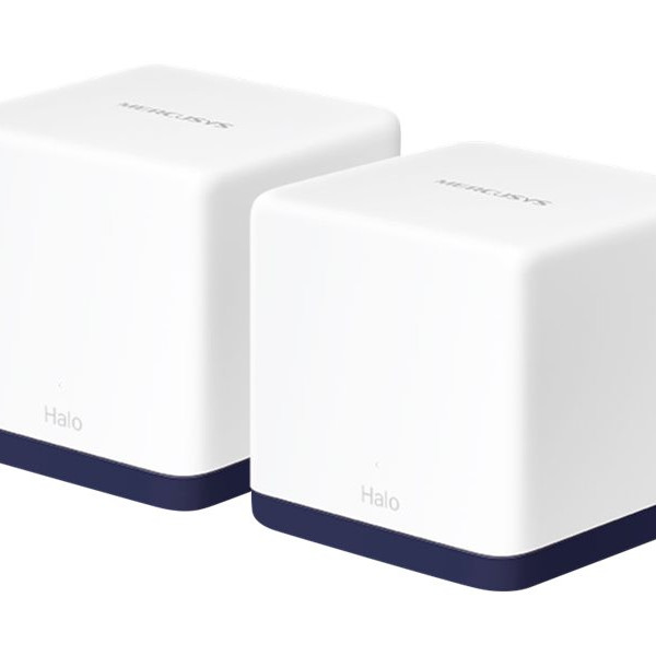 Mercusys | AC1900 Whole Home Mesh Wi-Fi System | Halo H50G (2-Pack) | 802.11ac | 600+1300 Mbit/s | Ethernet LAN (RJ-45) ports 3 | Mesh Support Yes | MU-MiMO Yes | No mobile broadband