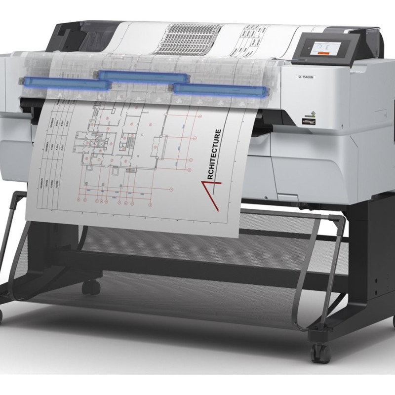 Epson | Daudzfunkcionāls printeris | SureColor SC-T5400M-MFP | Tintes | Krāsains | Tintes daudzfunkcionāls printeris | A0 | Wi-Fi | Gaiši pelēks