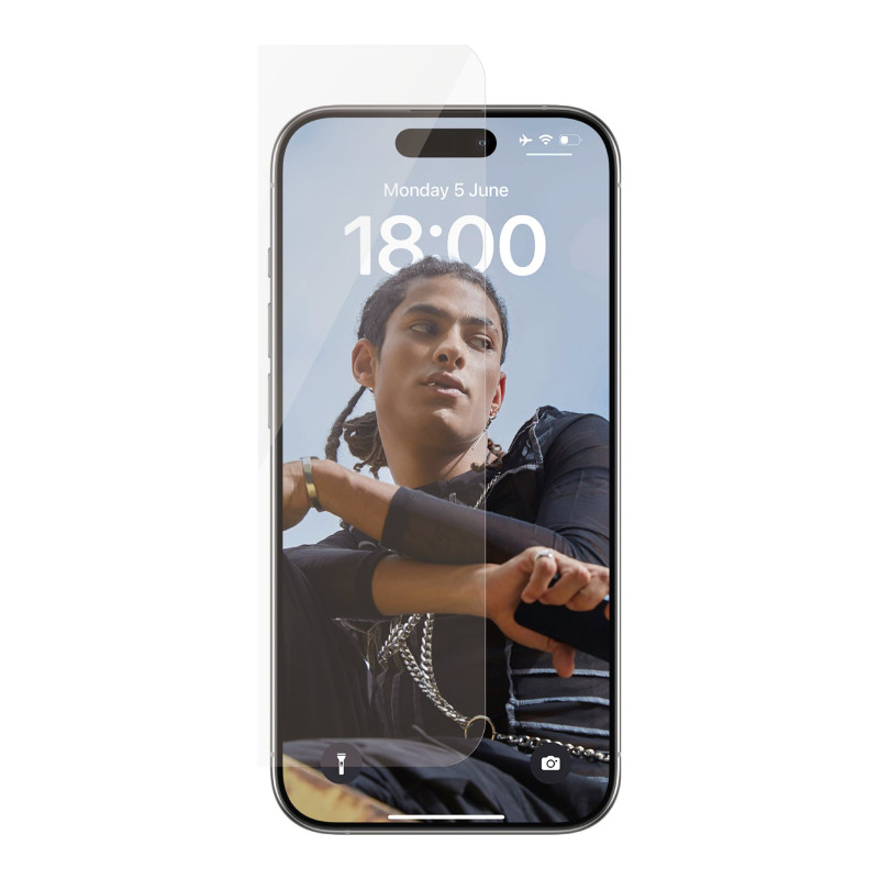 PanzerGlass | SAFE | Screen protector | Apple | Iphone15 PRO | Glass | Clear | Ultra-Wide Fit