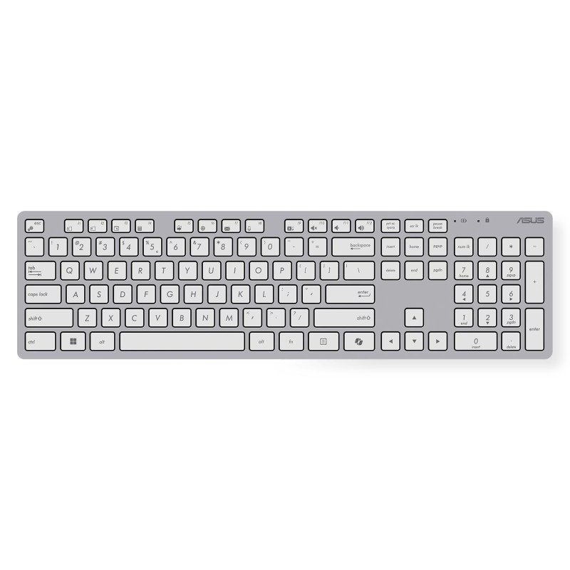 Asus W5000 | Klaviatūra un pele komplekts | Bezvadu | Krievu | Balts