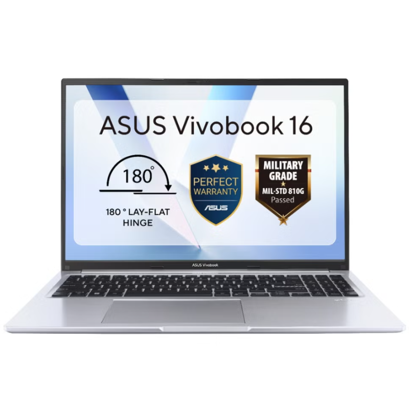 Asus Vivobook 16 X1605VA-MB1799W | Cool Silver | 16 " | IPS | WUXGA | 1920 x 1200 pixels | 60 Hz | Anti-glare | Intel Core i5 | i5-13420H | 16 GB | DDR4 | Solid-state drive capacity 512 GB | Intel UHD Graphics | Windows 11 Home | 802.11ax | Bluetooth version 5.3 | Keyboard language US international | Keyboard backlit