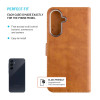 Fixed Opus | Grāmatas tipa maciņš | Samsung | Galaxy A36 5G/A56 5G | Āda | Brūns