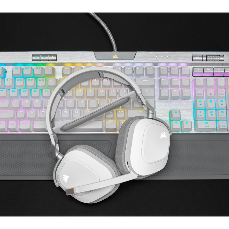 Corsair | RGB USB spēļu austiņas | HS80 | Ar vadu | Over-Ear