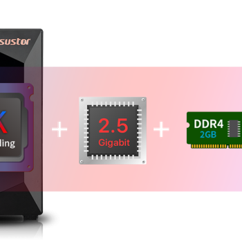 Asus | AsusTor Tower NAS | AS3302T | Līdz 2 HDD | Realtek RTD1296 Quad-Core | Realtek RTD1296 | Procesora frekvence 1,4 GHz | 2 GB | DDR4 | Melns