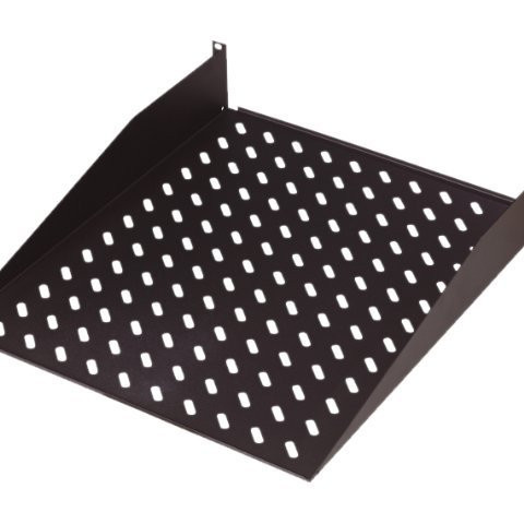 Digitus | 2U fiksētā plaukta skapjiem | DN-19 TRAY-2-SW | Piemērots komponentu glabāšanai, kas nav 483 mm (19”) atbilstoši. Plāns dizains, aizņem 2 augstuma vienības. Ērta un ātra montāža/demontāža. Izmēri 88x482x349 mm, līdz 25 kg | Melns