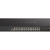 D-Link DXS-1210-28T 24-portu 10GBase-T + 4-portu 10/25G SFP28 pārvaldāms Smart slēdzis | D-Link