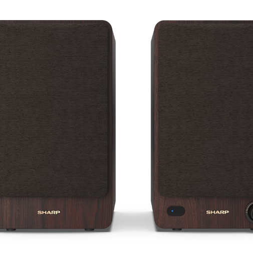 Sharp CP-SS30 Bookshelf Speakers, Brown | Sharp | Speakers | CP-SS30(BR) Bookshelf | 60 W | Bluetooth | Wireless connection | Brown