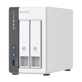 QNAP 2-bay 2,5 GbE NAS ar iebūvētu NPU | TS-216G | ARM 4‑kodolu | Cortex-A55 | Procesora frekvence 2,0 GHz | 4 GB
