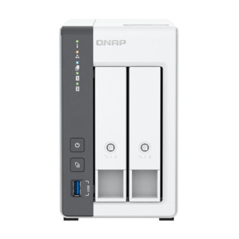 QNAP 2-bay 2,5 GbE NAS ar iebūvētu NPU | TS-216G | ARM 4‑kodolu | Cortex-A55 | Procesora frekvence 2,0 GHz | 4 GB