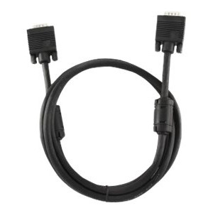Cablexpert Premium VGA HD15M/HD15M dubultā aizsardzība ar 2 ferrīta kodoliem 15M kabelis melns | Cablexpert