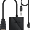 Goobay | HDMI/VGA adapteris, niķelēts | 68793 | Melns | HDMI spraudnis (A tips) | VGA ligzda (15‑pin)
