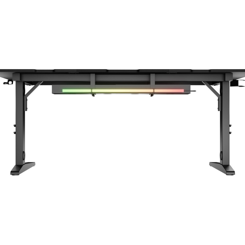 Genesis | Modularais spēļu galds | Holm 180 RGB | Antracīta melns