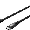 Goobay | USB-C supersoft tekstila kabelis ar metāla spraudņiem, 1 m