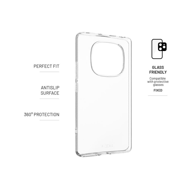 Fixed Story | Aizmugures vāks | Xiaomi | Redmi Note 14 Pro 4G | TPU | Caurspīdīgs