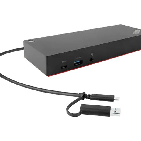 Lenovo | ThinkPad Hybrid USB-C ar USB-A dokstacijas, max 2 displeji | 40AF0135EU | USB-C dokstacija | Ethernet LAN (RJ-45) ligzdas 1 | DisplayPort ligzdas 2 | USB 3.0 (3.1 Gen 1) Type-C ligzdas 1 x USB-C (Gen 2, 5V / 3A jauda) | USB 3.0 (3.1 Gen 1) ligzdas 3 x USB-A (Gen 2, 10 Gbps) | USB 2.0 ligzdas 2 | HDMI ligzdas 2 | 90 W