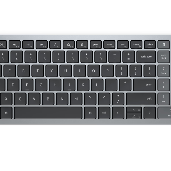 Dell | Tastatūra | KB740 | Tastatūra | Bezvadu | Krievu | Titan Gray