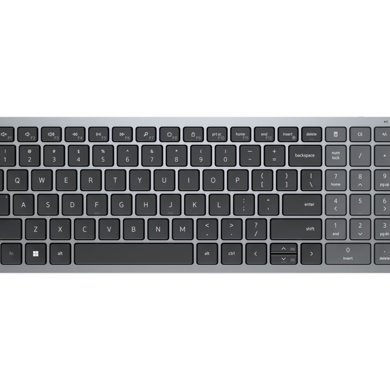 Dell | Tastatūra | KB740 | Tastatūra | Bezvadu | Krievu | Titan Gray