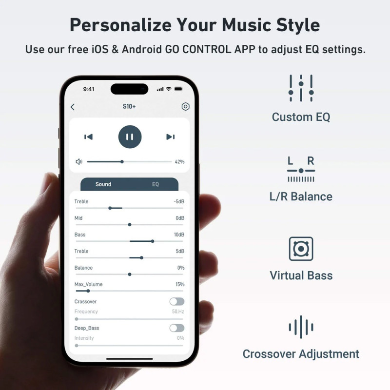 Arylic WiFi mūzikas straumētājs | S10+ | Wi-Fi | AUX in | Bluetooth