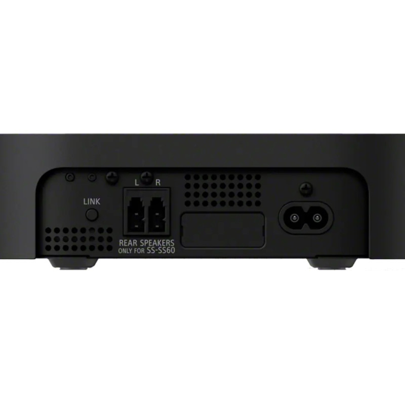 Sony | 5.1 kanālu mājas kinozāles sistēma | HTS60 BRAVIA Theatre System 6 | Skaļruņi | Bluetooth
