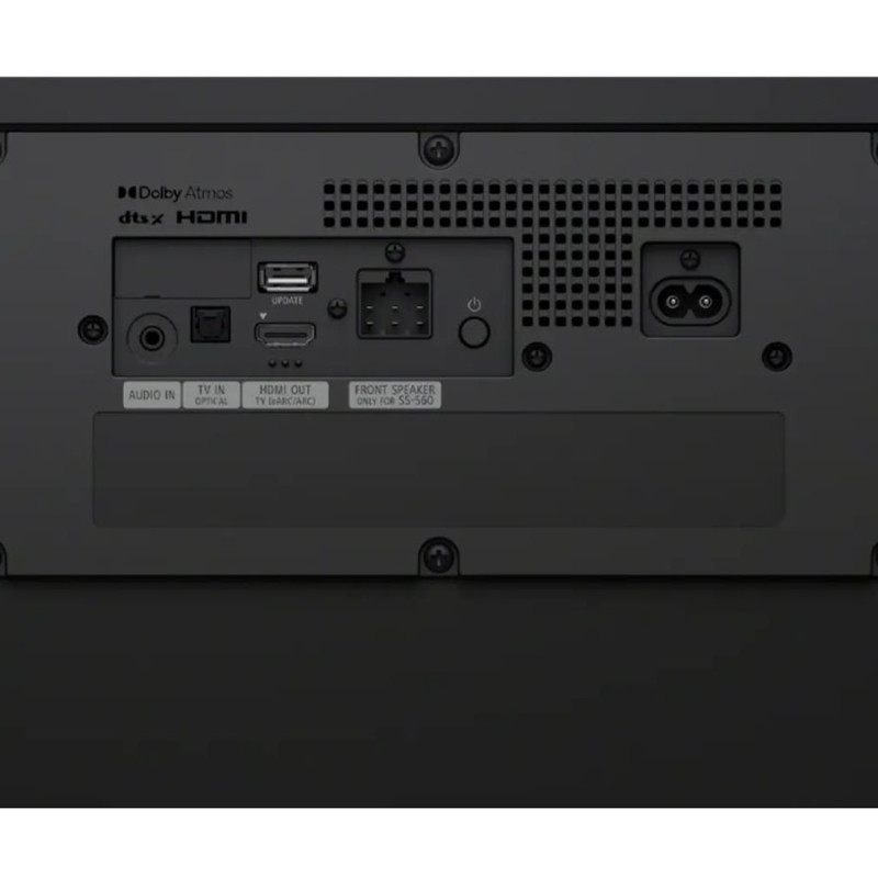 Sony | 5.1 kanālu mājas kinozāles sistēma | HTS60 BRAVIA Theatre System 6 | Skaļruņi | Bluetooth
