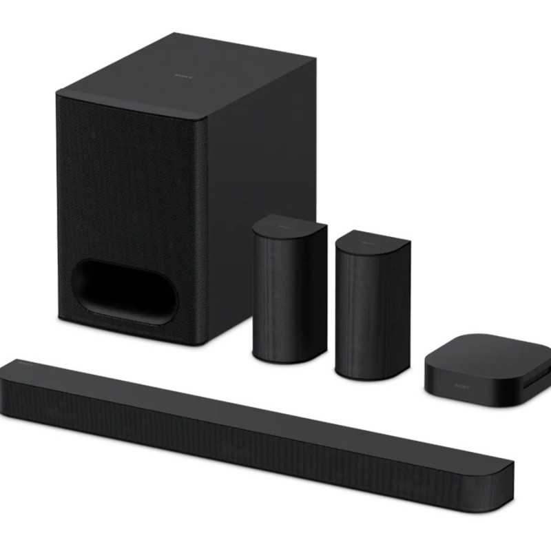 Sony | 5.1 kanālu mājas kinozāles sistēma | HTS60 BRAVIA Theatre System 6 | Skaļruņi | Bluetooth