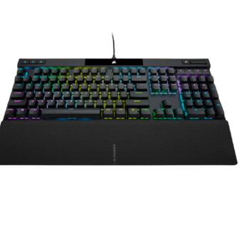 Corsair | OPX Switch | Spēļu tastatūra | K70 PRO RGB | Spēļu tastatūra | Ar vadu | RGB LED apgaismojums | NA | Optiski-mehāniskā | Melna