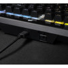 Corsair | OPX Switch | Spēļu tastatūra | K70 PRO RGB | Spēļu tastatūra | Ar vadu | RGB LED apgaismojums | NA | Optiski-mehāniskā | Melna