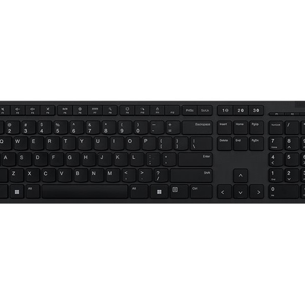 Lenovo | Professional Wireless Rechargeable Keyboard | Tastatūra | Bezvadu | Lietuviskā | Šķērsslāņu taustiņi | Pelēka