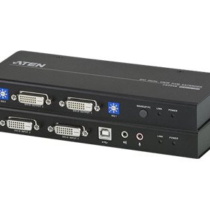 Aten CE604 USB DVI Dual View Cat 5 KVM paplašinātājs | Aten | USB DVI Dual View Cat 5 KVM paplašinātājs | CE604