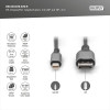 Digitus | 8K DisplayPort adaptera kabelis, Mini DP uz DP, 2 m | DB-340106-020-S | DisplayPort uz DisplayPort