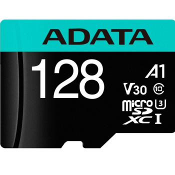 ADATA | Premier Pro | UHS-I U3 | 128 GB | microSDXC | Flash atmiņa klase 10 | ar adapteri