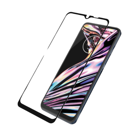 PanzerGlass | Ekrāna aizsargs | Motorola | Moto g50 | Stikls | Melns | Pilna kadra pārklājums; 100% pieskāriena saglabāšana; Noapaļotas malas | Saderīgs ar maciņu