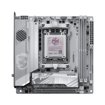 MSI MPG X870I EDGE TI EVO WIFI | Procesoru saime AMD | Procesoru ligzda AM5 | DDR5 | Atbalstītās cietā diska saskarnes SATA, M.2 | SATA savienotāju skaits 2
