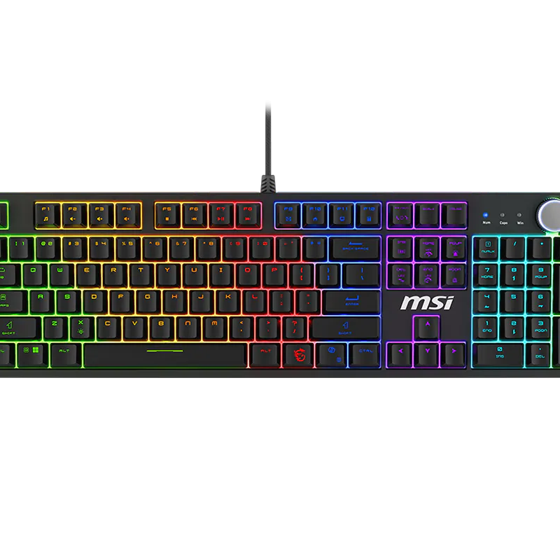 MSI FORGE GK320 RED US | Gaming keyboard | Wired | US | Mechanical RED Switches