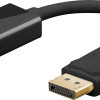 Goobay | DisplayPort/HDMI pārejas kabelis | 67881 | DisplayPort spraudnis | HDMI ligzda | 0.1 m